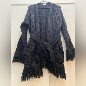 MISA Los Angeles Black Cardigan